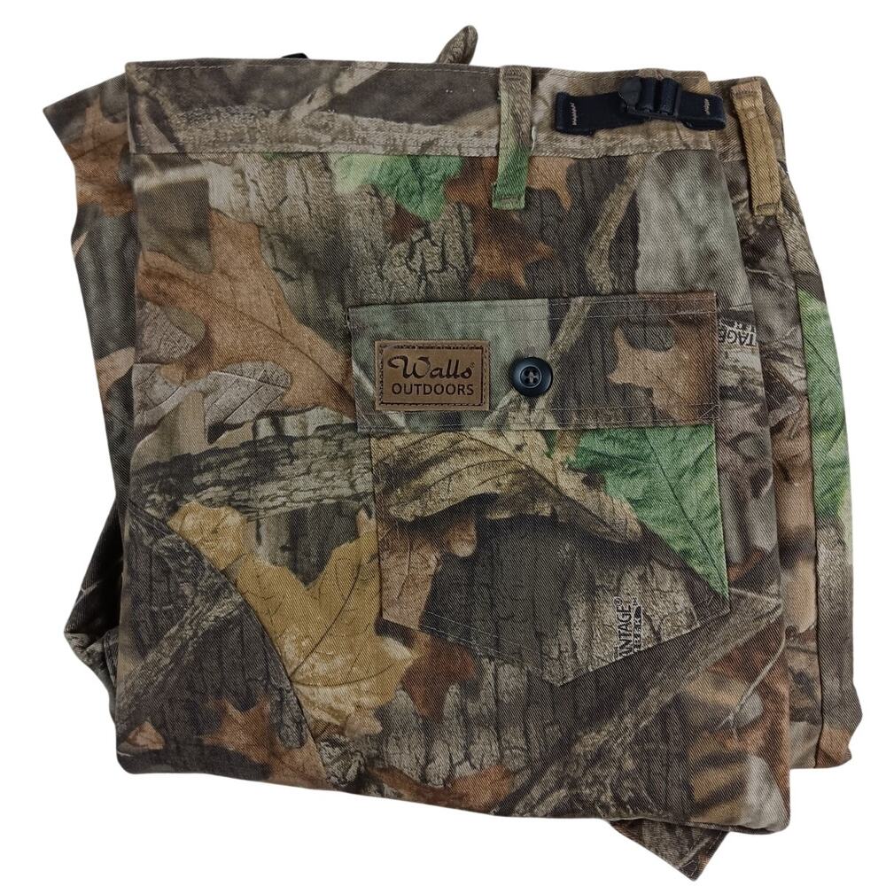 Vintage Walls Outdoors USA Cargo Pants 2X 46-48X33 Advantage Timber Camo Hunting